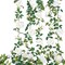 4Pcs(26 FT) Artificial Rose Vine Fake Flower Garland Fake Silk Rose Hanging Vine for Wedding Party Background Arch Garden Background Decoration (White)